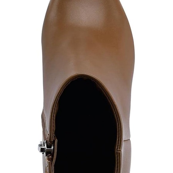 Marc Fisher Women's Brown Heeled Leather Ankle Boots Shoes Size 8 1/2 - Picture 5 of 16